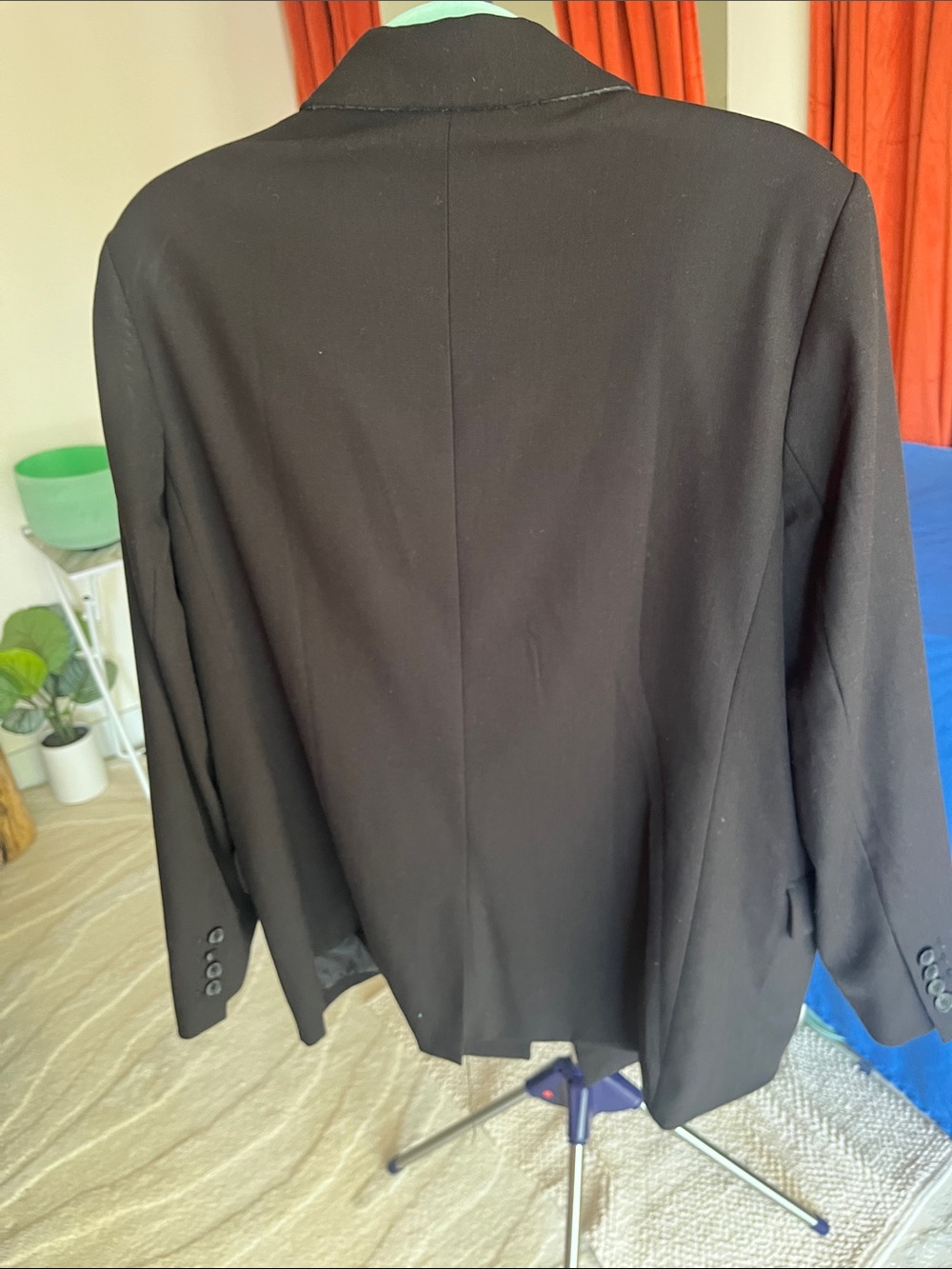 Banana Republic Black Double-Breasted Women's Blazer - Picture 5 of 7